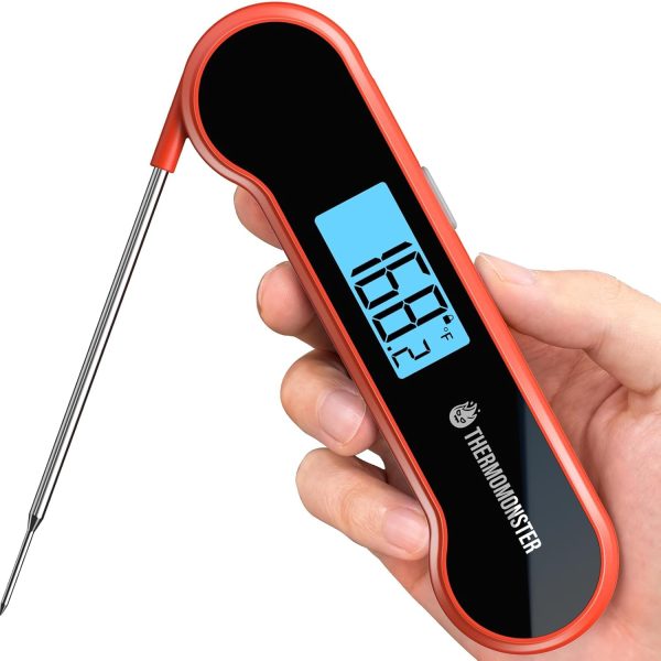 0.5s Instant Read Digital Meat Thermometer for BBQ & Cooking